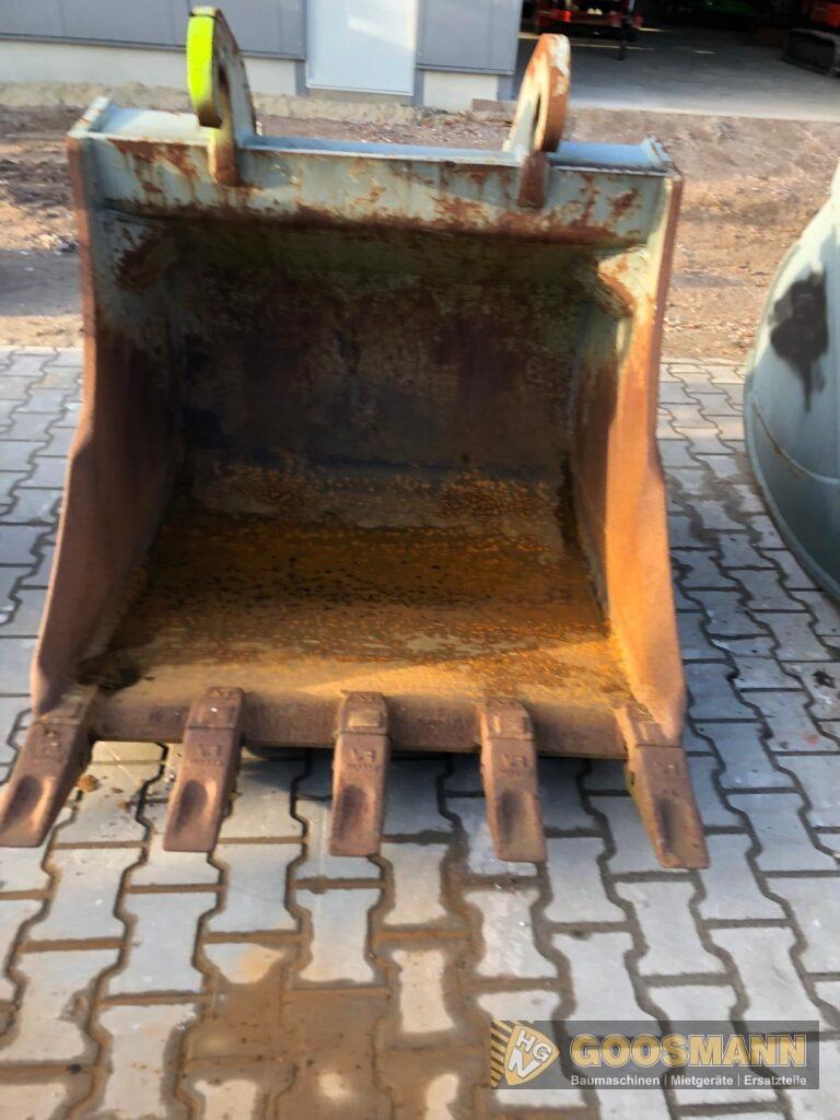 Tiefenlöffel auf CW40 mit Zähne Nr. 50, 1370mm