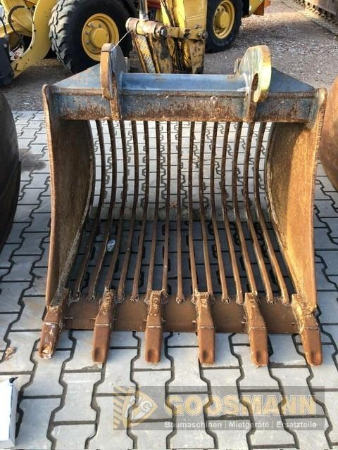 Sieblöffel mit Zähne auf CW40, Nr. 58, 1200mm